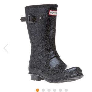 Hunter Starcloud Short Rainboots, size 8